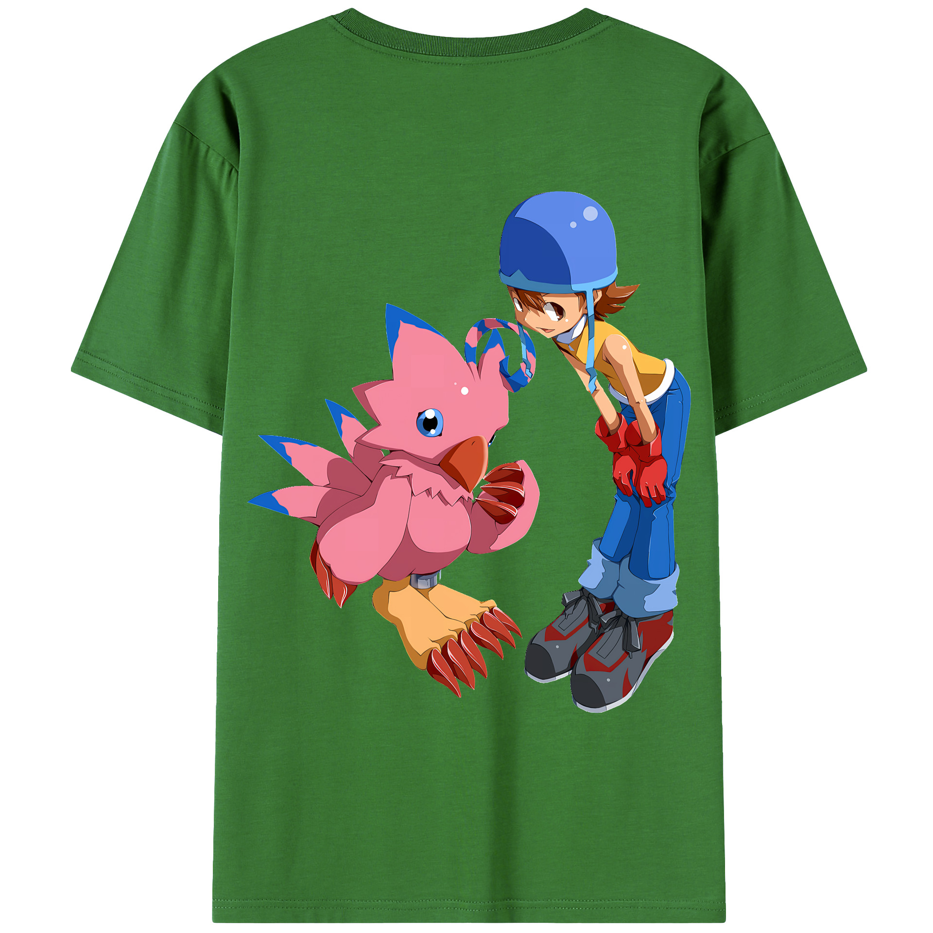 （画像用） Digimon デジタルモンスター/デジモン レディース半袖Tシャツ(バックプリント)